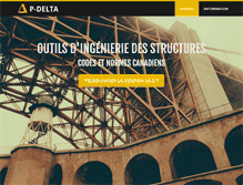 Tablet Screenshot of p-delta.com